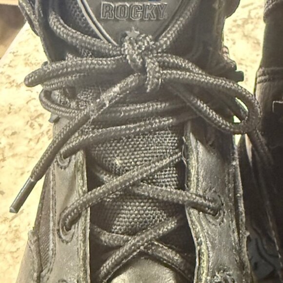 Men's Rocky ALPHA FORCE Comp Toe Black Boot  8 M Work Boot Combat - Picture 10 of 10